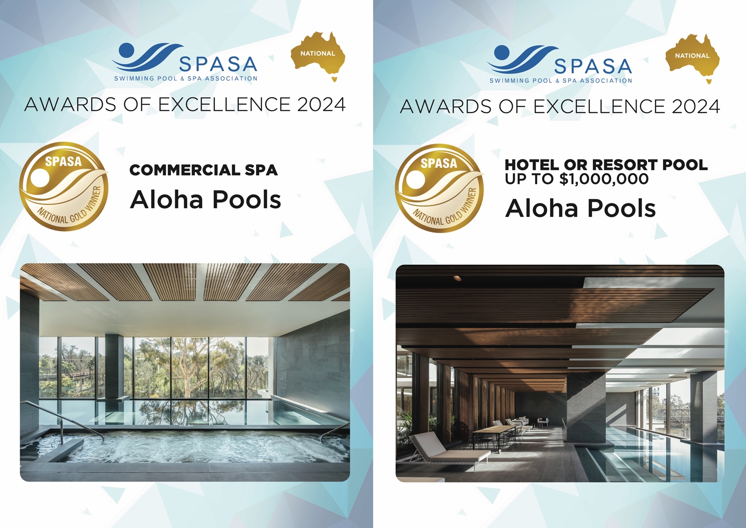 SPASA Awards Luxury Pool