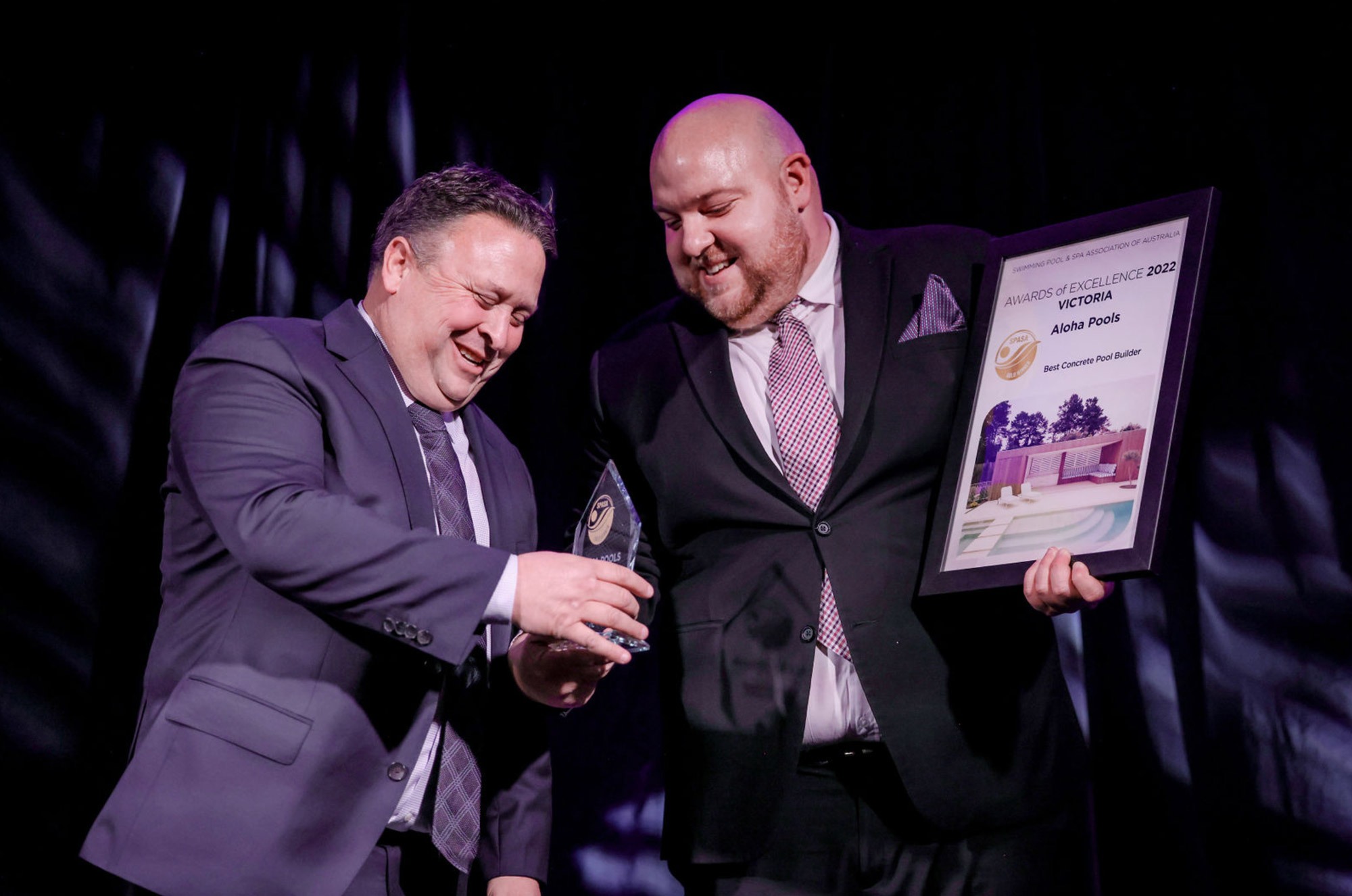 Travis Fell Aloha Pools SPASA Awards