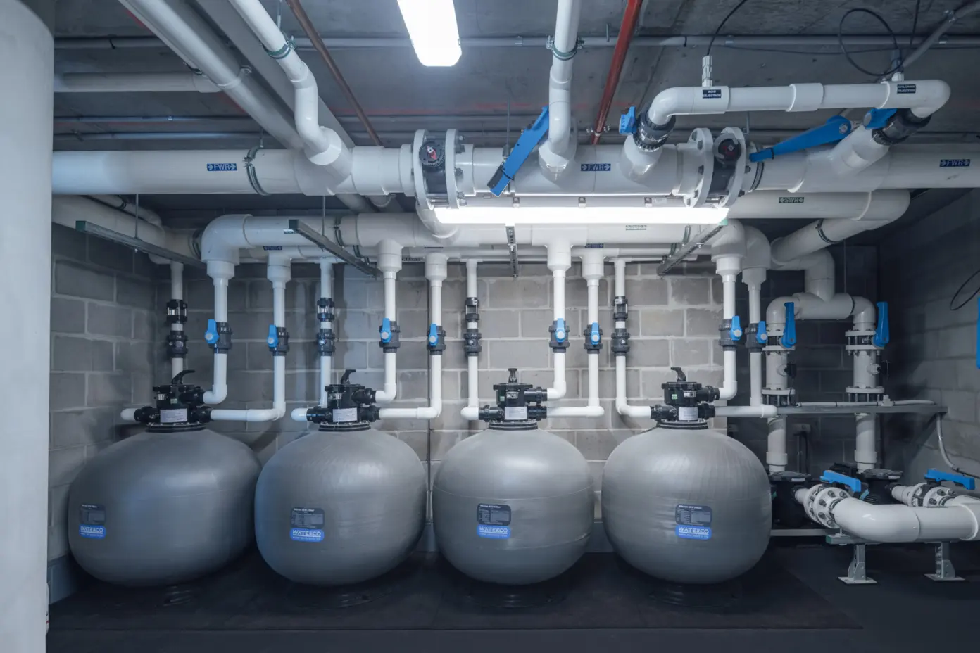 Aloha Pools Pump Room