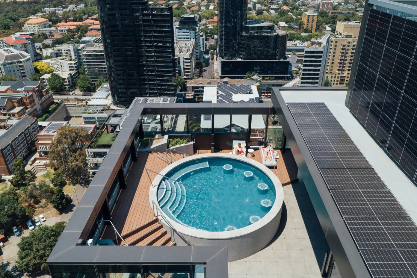Aloha Pools Spa Rooftop